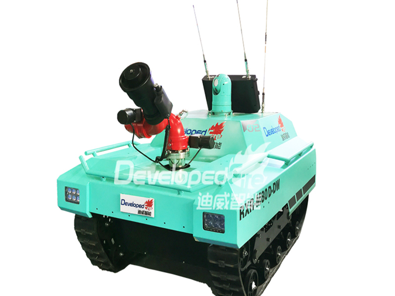 中型电动灭火机器人